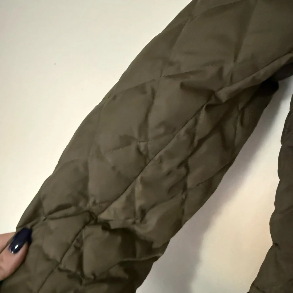 J.Crew Quilted Excursion Jacket in Army Green